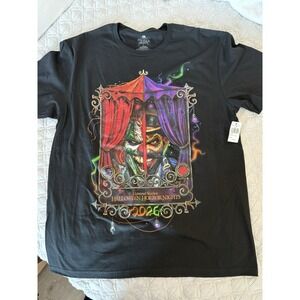 Universal Studios HHN 2026 Jack The Clown Dr Oddfellow T Shirt  L NWT